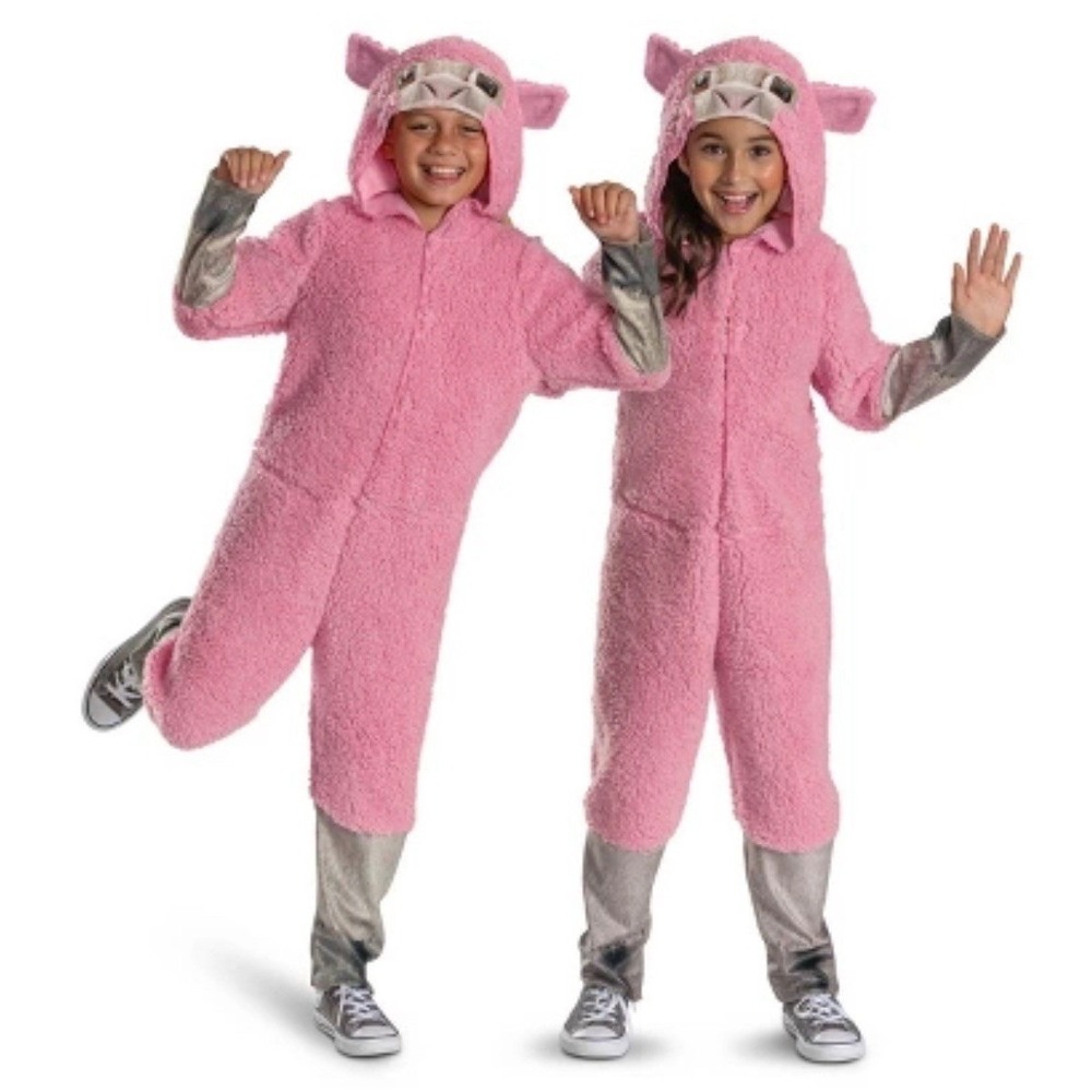 Minecraft Movie Pink Sheep Child Costume Large‎ 10-12 New Disguise Mojang NWT